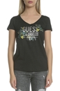 GUESS-Γυναικεία κοντομάνικη μπλούζα GUESS μαύρη 